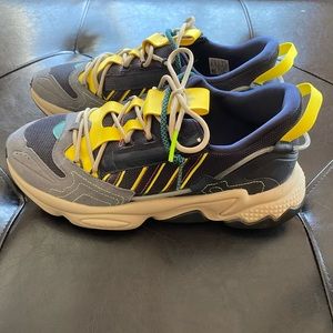 Adidas Originals Ozweego Zip Legend Ink Yellow Men's Size 10.5
